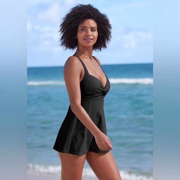 VENUS Other - VENUS Black One Piece Swimsuit Dress size 16 NWOT